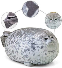 Plush Seal Pillow, Chubby Blob