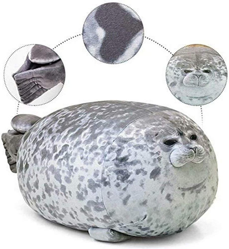 Plush seal pillow chubby - plush,