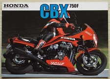 HONDA CBX750F MOTORCYCLE Sales Brochure 1984 #2C4030