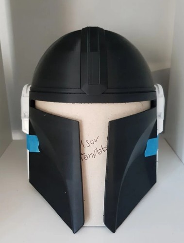 Mandalorian helmet raw 3d - raw,