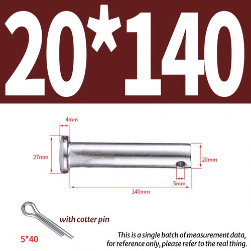 16mm 20mm clevis - clevis, pin