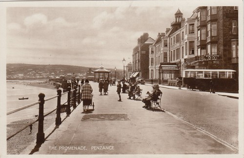 Postcard penzance promenade - postcard,