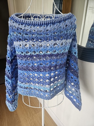 Hand made crochet lacy way - made,