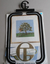 Vintage Thea Gouverneur Counted Cross stitch kit SUMMER TREE ZOMER 1033 10X10cm
