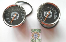 SMITHS GREY 150 mph SPEEDO & 10,000 rpm TACHO ROYAL ENFIELD/SOME UK CLASSICS
