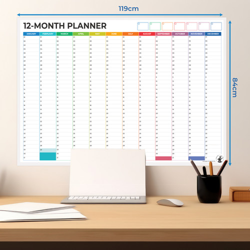 Undated wall planner with - planner,