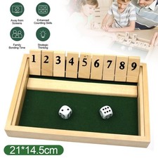 Wooden Game Shut The Box 9