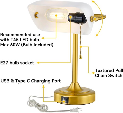 Gyrovu bankers desk lamp - desk,