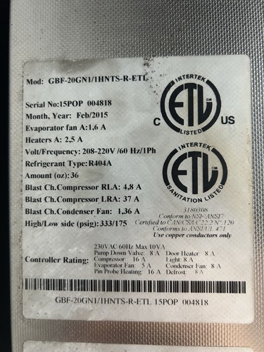 Desmon chiller model mpn - desmon,
