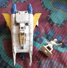 Buck Rogers Starfighter and figure. Corgi 1980