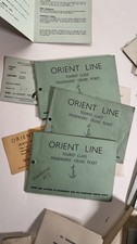 P&O ORIENT LINE TICKET, MENU &
