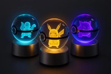 Crystal Glass Pokeball Pokemon