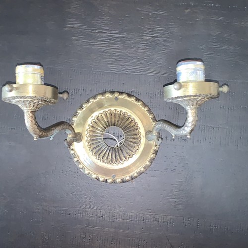 Vintage brass wall mount - vintage,