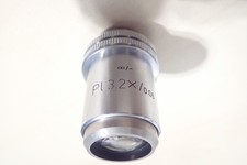Leitz Wetzlar PL 3.2x/0.06 ∞/0 3x Infinity Microscope Objective RMS