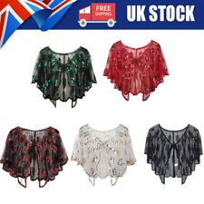1920s Sequin Shawl Wraps Cape