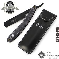 Vintage New Barber Straight Cut Throat Shaving Razor Sharp Blades Ready To Use