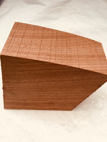 Solid mahogany hardwood - mahogany, planed