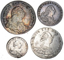 1800 Maundy Set - George III British Silver Coins - Very Nice