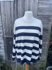 Breton Striped Jumper From M&S Size 20 Excellent Condition
