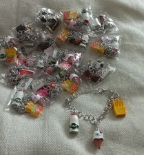 Joblot 17 X Kitsch Charm Bracelets Quirky. Novelty See Pictures 