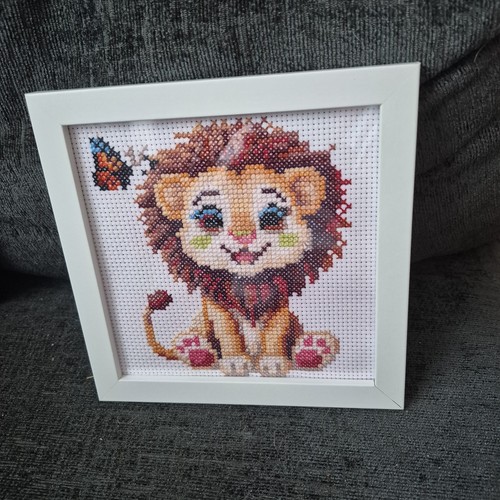 Finished cross stitch framed - finished,
