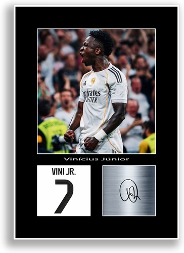 Vini football player poster - jr,