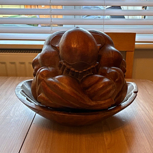 Hand carved buddha - hand,