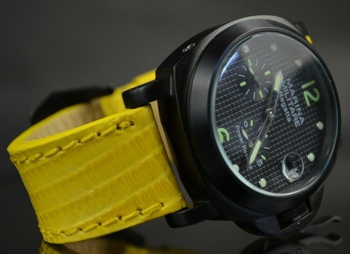 Watch strap yellow shiny 26 - watch,