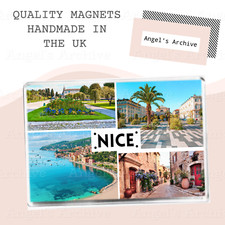 NICE ✳ FRANCE ✳ SOUVENIR TOURIST HOLIDAY ✳ FRIDGE MAGNET ✳  GIFT