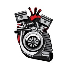 Turbo Piston Heart Vinyl