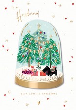 To My Husband Snow Globe With
