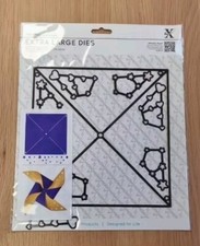 Xcut Extra Large Dies, Large Straight Pinwheel, Silver, Set of 9