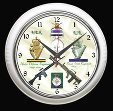 Ulster defence regiment royal Irish regiment british army badge wall clock