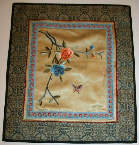 70s new vintage gold silk - new,