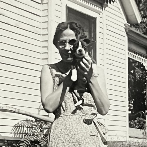 Vintage snapshot - b&w,