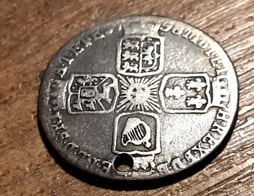 George silver sixpence - sixpence, 1758