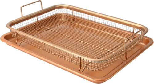 Copper crisping tray - copper,