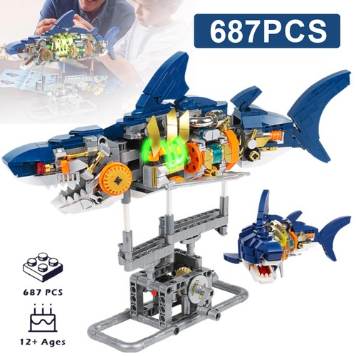 Complex mechanical shark - mechanical,