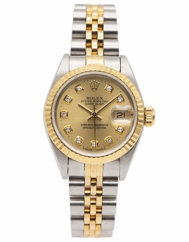 Rolex datejust champagne - rolex,