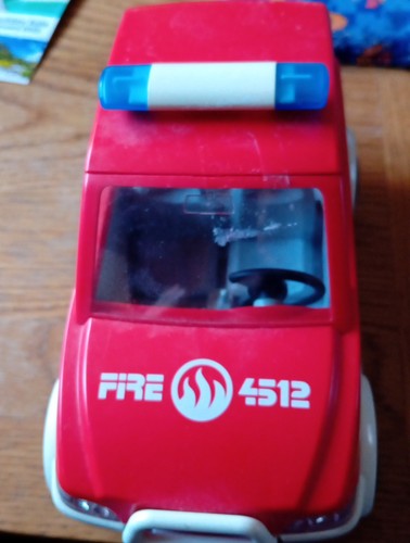 Playmobil fire truck car - fire,