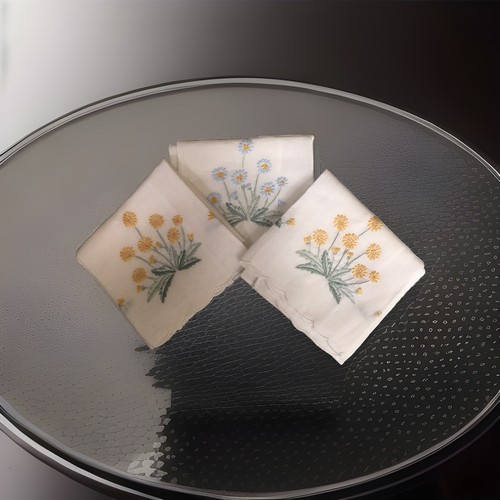 Vintage set white linen - set,