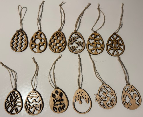 Wooden easter egg - wooden,