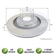 Brake Disc Rear SJR Fits Audi
