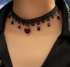 R5 - Gothic Black Lace & Red