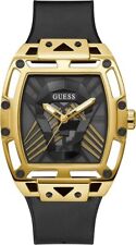 Guess Legend Men's Detailed Dial Black Silicone Watch GW0500G1 *BRAND NEW*