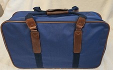 Vintage Canvas Like Travel hand Luggage Folding collapsible bag.
