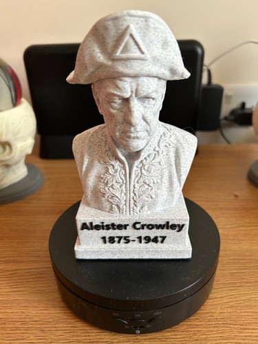 Aleister crowley bust statue - crowley,