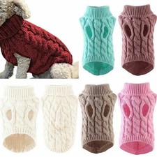 Puppy Dog Jumper Winter Warm Knitted Sweater Pet Clothes Small Dogs Coat Thermal