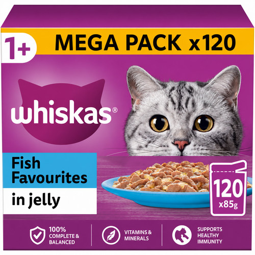 120 85g whiskas fish - 120,