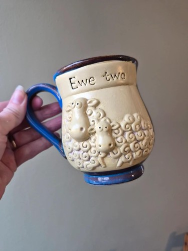 Studio pottery chunky sheep - studio,